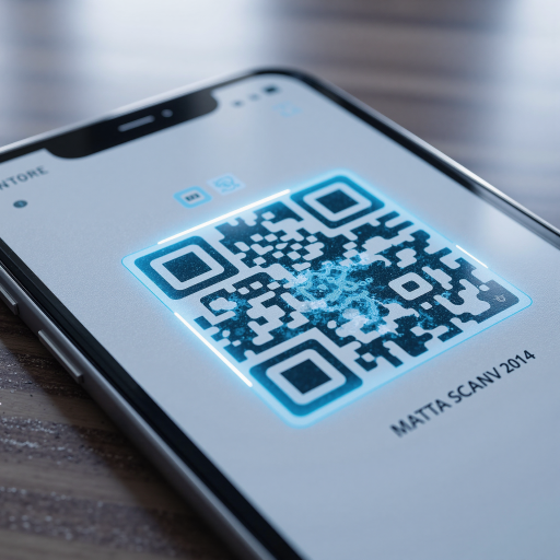 微信小程序二维码，黑色边框正方形图案，中间有小程序图标，用于扫描打开小程序